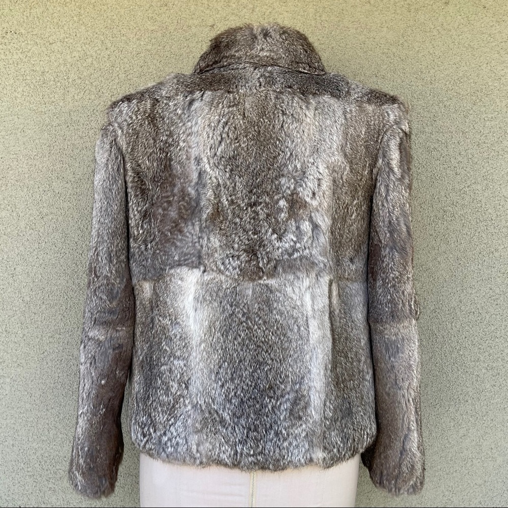 Vintage rabbit fur coat - Picture 4 of 9